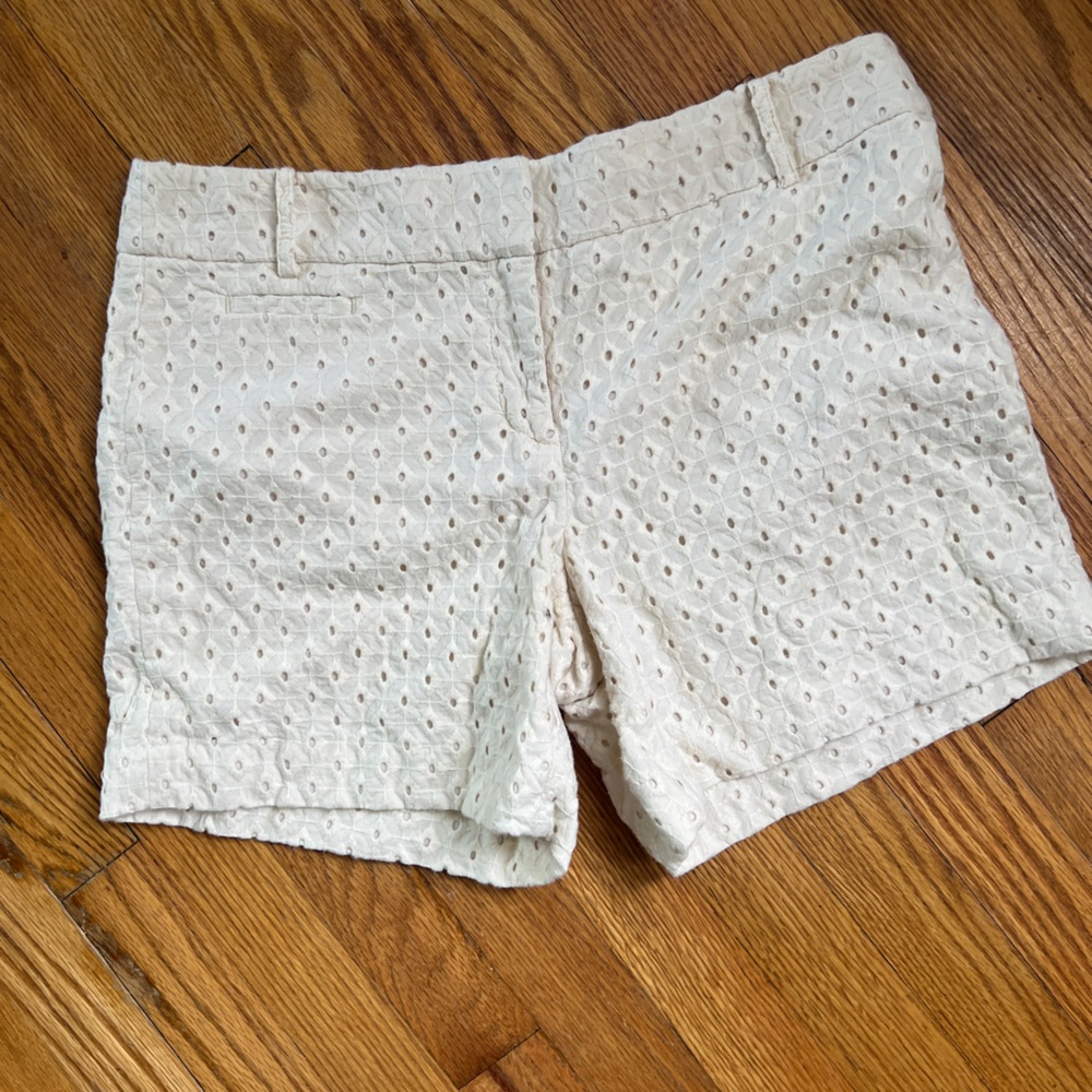 LOFT eyelet lace shorts